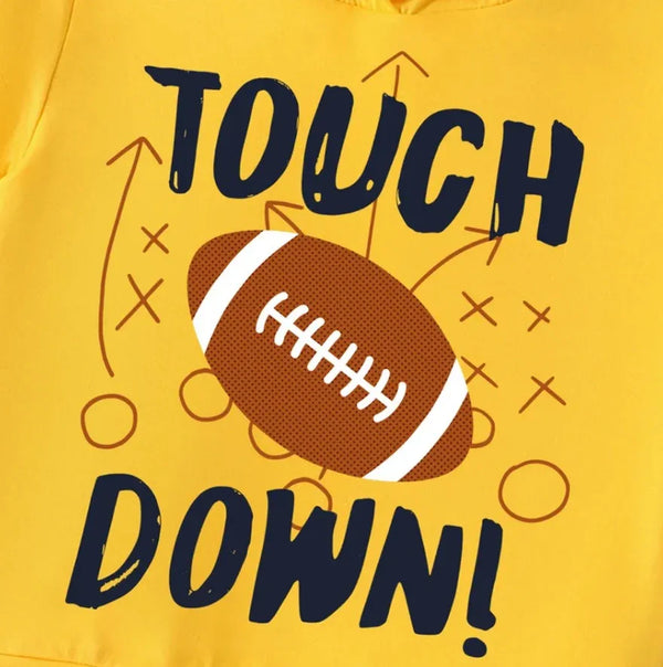 Touch Down Football Hood Set