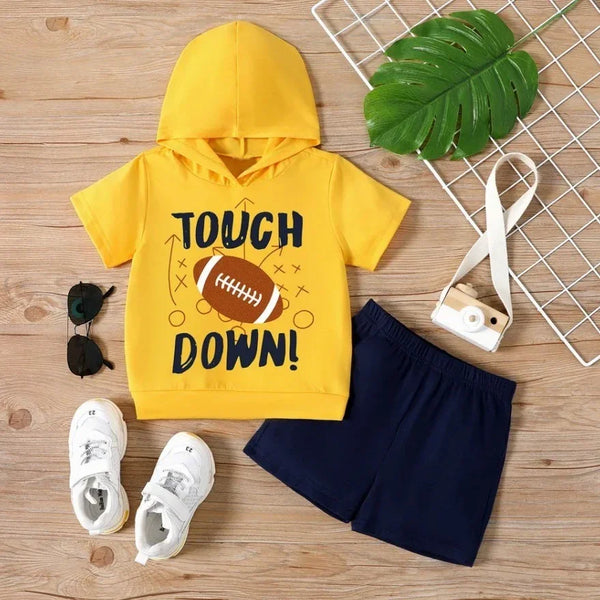 Touch Down Football Hood Set