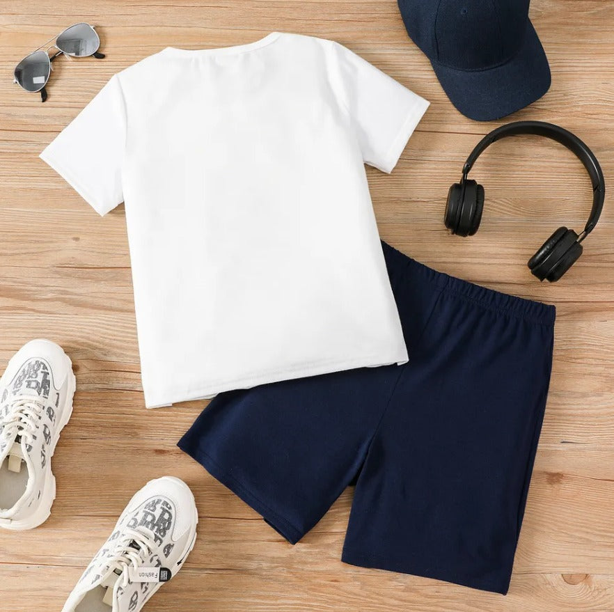 Football Graphic Set White