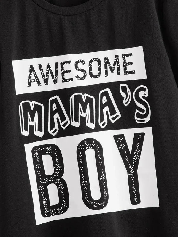 Awesome Mamas Boy Graphic Tee