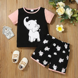 Baby Elephant Printed Set