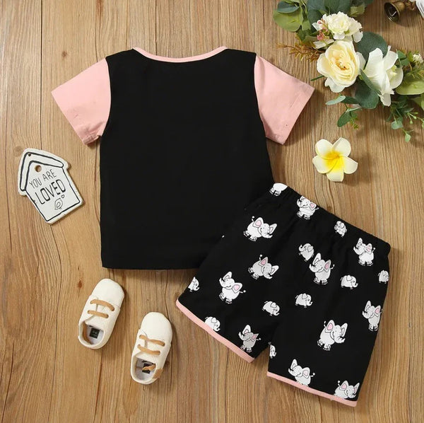 Baby Elephant Printed Set