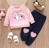 Baby Pink Unicorn Tracksuit (W)