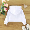 Butterflies And Daisies Hood White