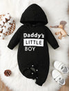 Daddys Little Boy Hood Romper