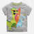 Yeah Dude Dino Surfers Graphic Tee