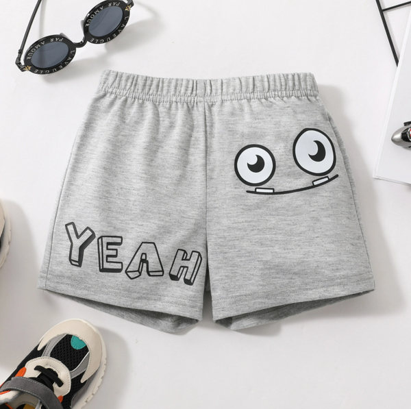 Yeah Smile Shorts H Grey