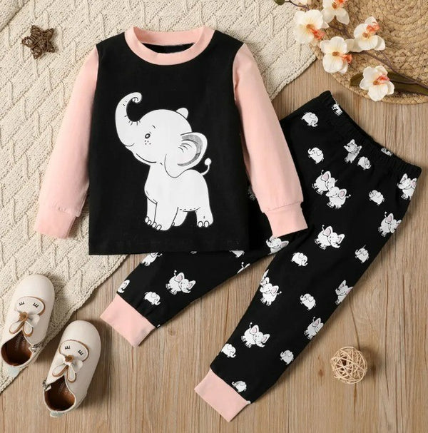 Baby Elephant Printed Tracksuit