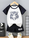 Tiger King Graphic Set White