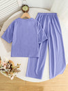FS Casual Co-Ord Outfit Purple