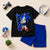 Blue Hero Graphic Set