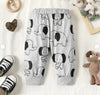 Elephant Printed Trouser ( Grey ) - S