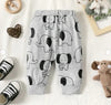 Elephant Printed Trouser ( Grey ) - S
