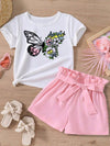 Colorful Flowers Butterfly Set - WP