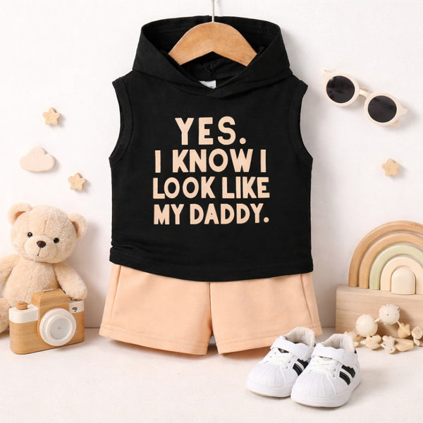 Look Like My Daddy Hood Set BB