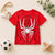 White Spider Graphic Tee Red