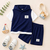 Navy Breeze Hoodie Set