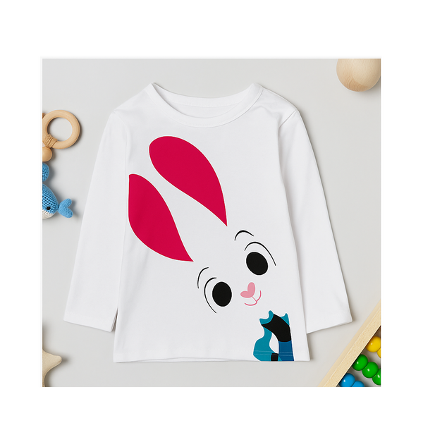 Bunny Graphic Tee (White)