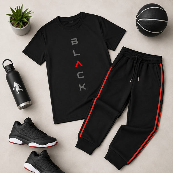 Elegant Black Tracksuit