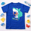 Oarsome Shark Tee Blue