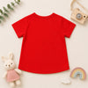 Meow Cat Graphic Tee (Red)