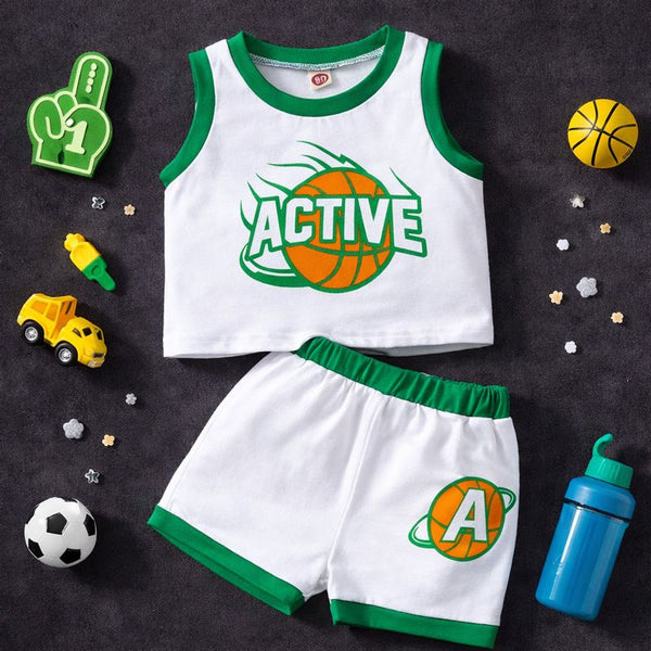 Active Volley Ball Graphic Tank Set