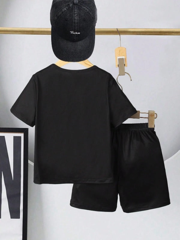 Cute Duck Graphic Set BLK