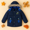 Arctic Explorer Detachable-Hood Puffer (N Blue)