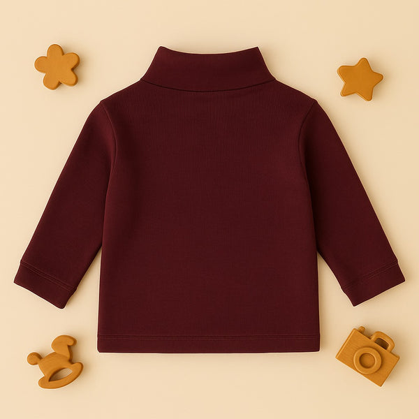 Autumn Ridge Mock Neck (Maroon)