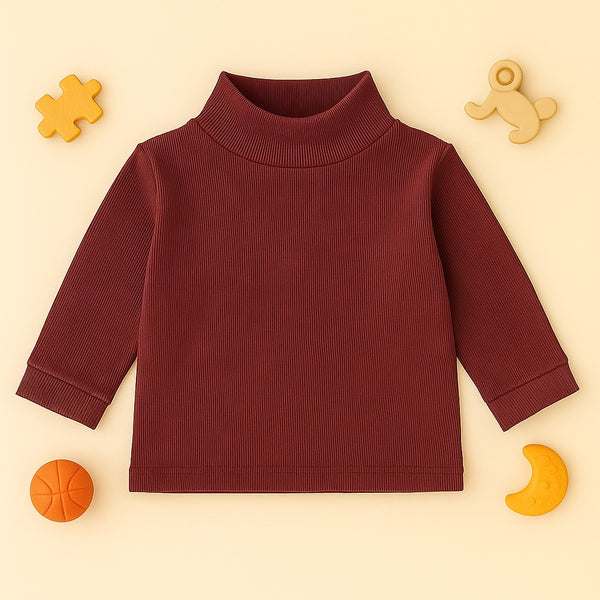 Autumn Ridge Mock Neck (Maroon)