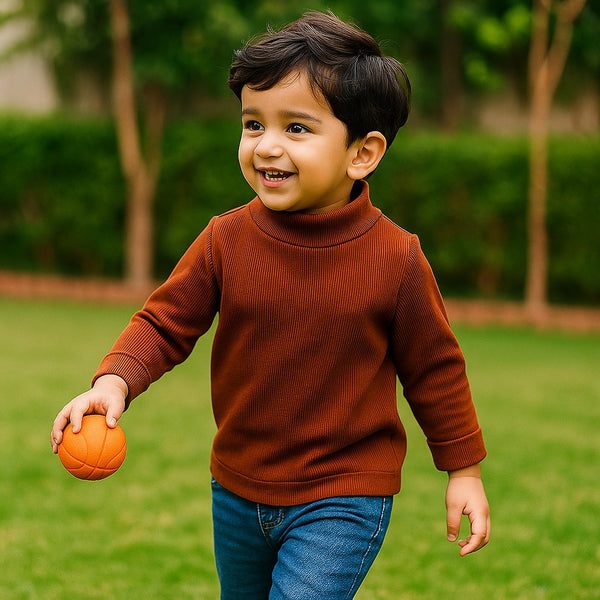Autumn Ridge Mock Neck (Maroon)