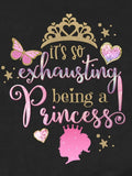 Being A Princess Letter Graphic Tee