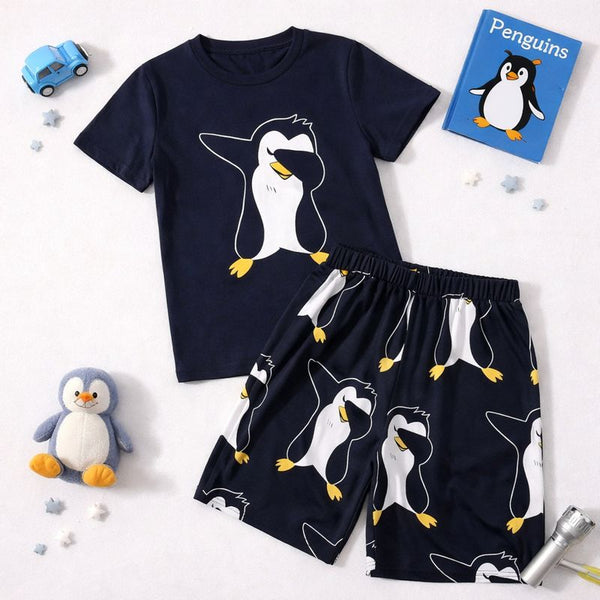 Black Penguin Graphic Set