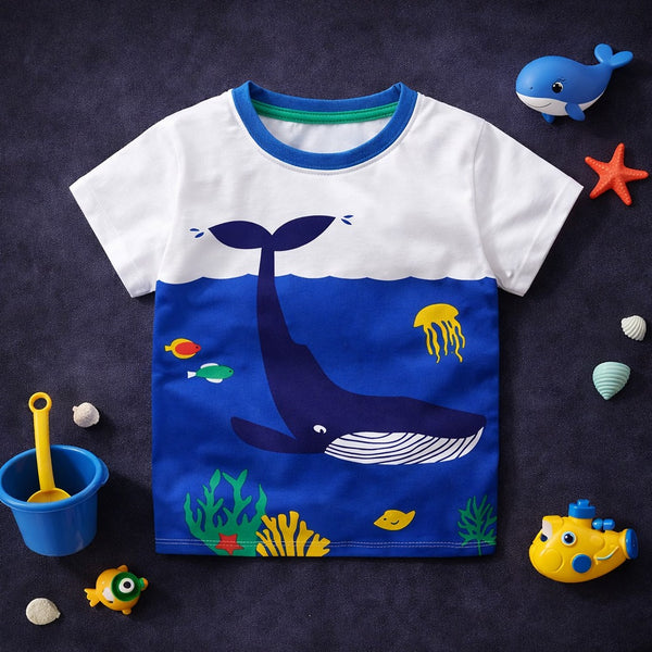 Blue Whale Graphic Tee