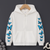 Blue Butterflies Zipper Hoodie