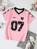 Bows 07 Printed Tee (V Neck)