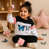 Butterflies Graphic Stripes Tracksuit