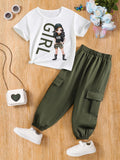 Camo Girl Graphic Tracksuit