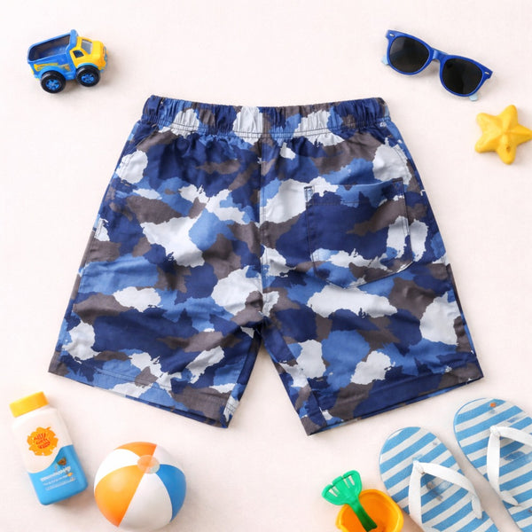 Camo Shorts White