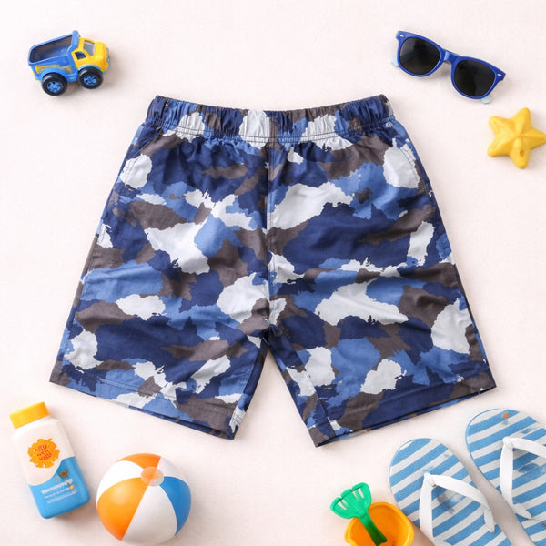 Camo Shorts White
