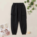 Cargo Pant Style Trouser Black