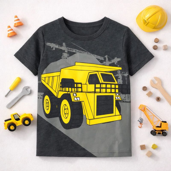 Cement Truck (Yellow) Graphic Tee