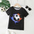 Black Football Graphic Tee