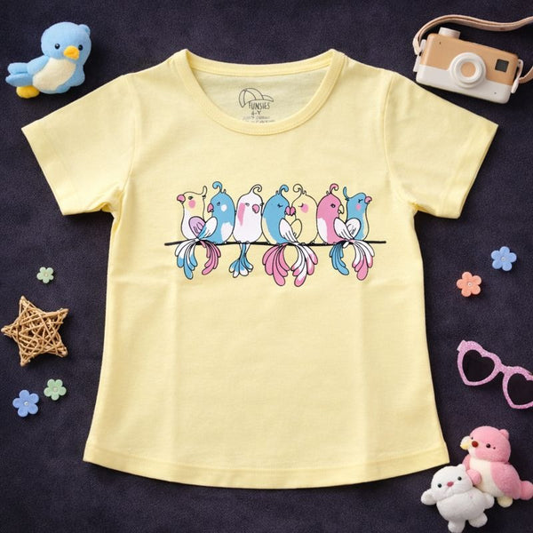 Colorful Parrots Graphic Tee