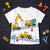 Construction Machines On Work Graphic Tee
