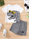 Cool Grey T Rex Graphic Set