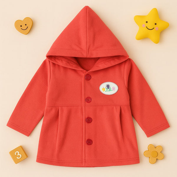 Cozy Bloom Fleece Hoodie Coat (Pink)