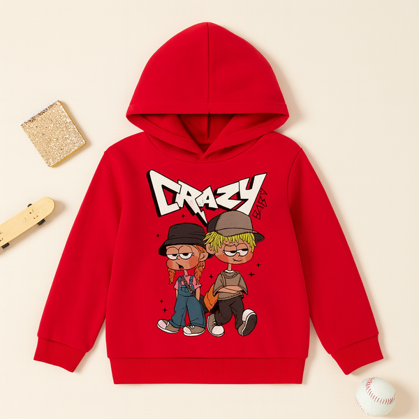 Crazy Baby Graphic Hoodie