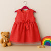 Crimson Sparkle Bow Frock