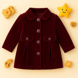 Crimson Velvet Coat